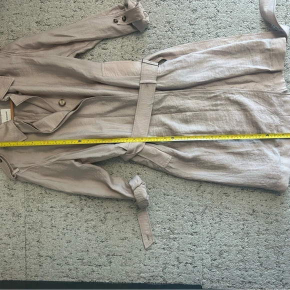 Club Monaco Lyocell trench XS great condition very pretty colour! Crinkle vibe - Picture 10 of 14